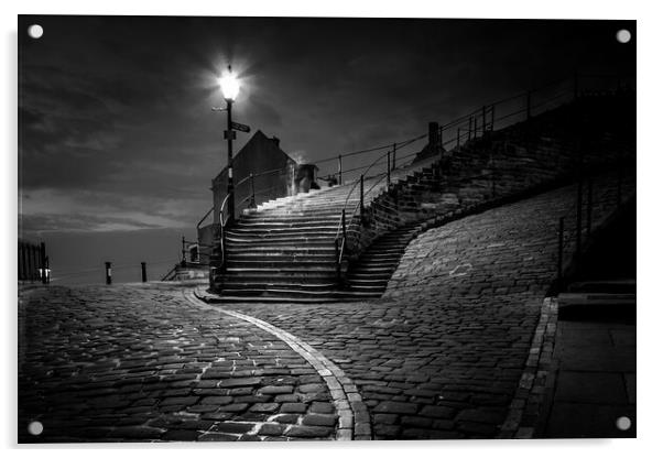 Whitby  Acrylic by chris smith