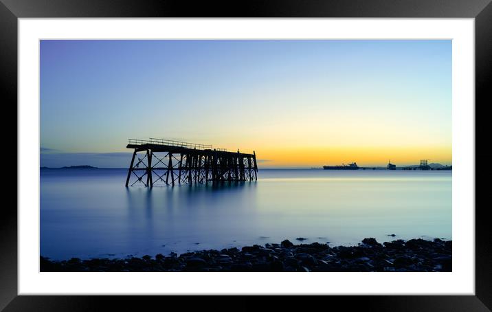 Carlingnose Point sunrise  Framed Mounted Print by Anthony McGeever