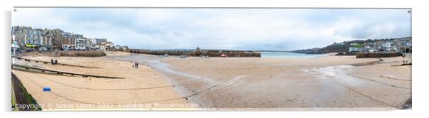 St Ives Panorama Acrylic by James Lavott