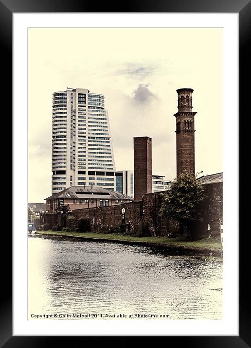 Bridgewater Place, Leeds. Framed Mounted Print by Colin Metcalf