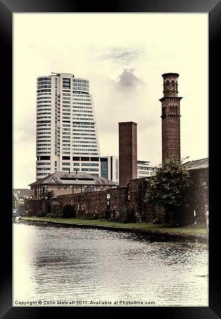 Bridgewater Place, Leeds. Framed Print by Colin Metcalf