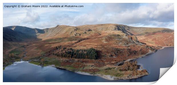 Haweswater and Riggindale Print by Graham Moore