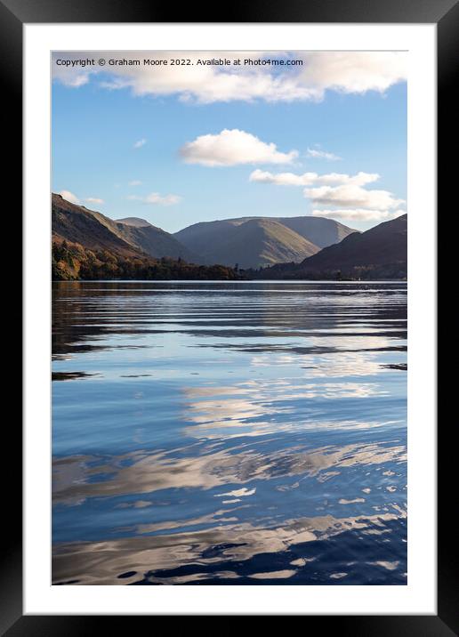 Ripples on Ullswater Framed Mounted Print by Graham Moore