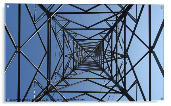 The Pylon Acrylic by John Biggadike