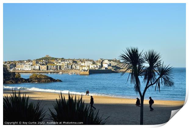 St. Ives - Sunshine, Shadow and Silhouettes. Print by Roy Curtis