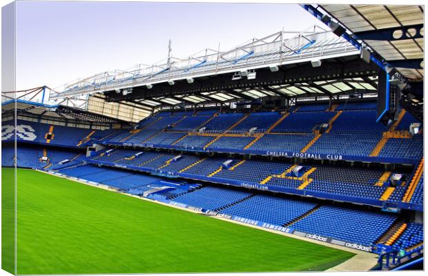 Chelsea FC Stamford Bridge East Stand Canvas Print by Andy Evans Photos