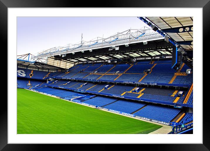 Chelsea FC Stamford Bridge East Stand Framed Mounted Print by Andy Evans Photos