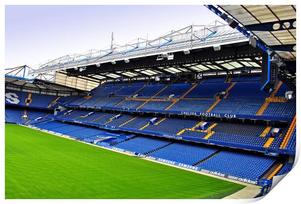 Chelsea FC Stamford Bridge East Stand Print by Andy Evans Photos