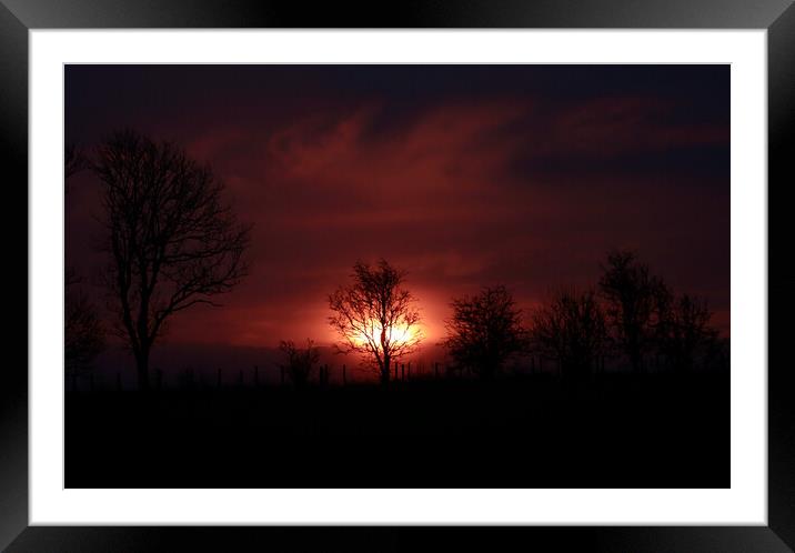 Dawn Light Framed Mounted Print by Simon Johnson