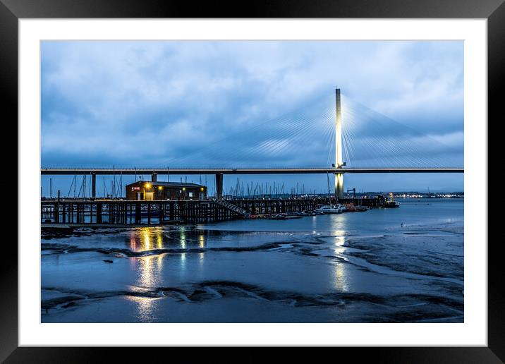 The Queensferry Crossing Framed Mounted Print by chris smith
