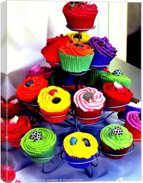 Fancy cup Cakes Canvas Print by john hill