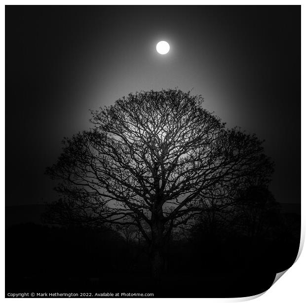 Full moon  Print by Mark Hetherington
