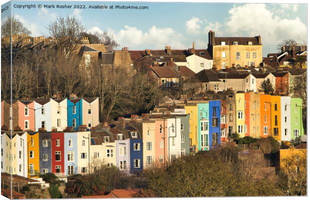 Colourful Cliftonwood Canvas Print by Mark Rosher