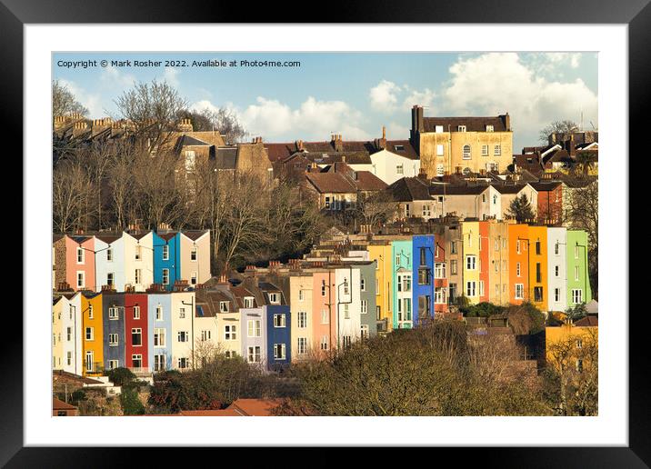 Colourful Cliftonwood Framed Mounted Print by Mark Rosher