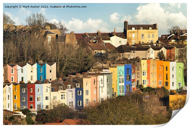 Colourful Cliftonwood Print by Mark Rosher