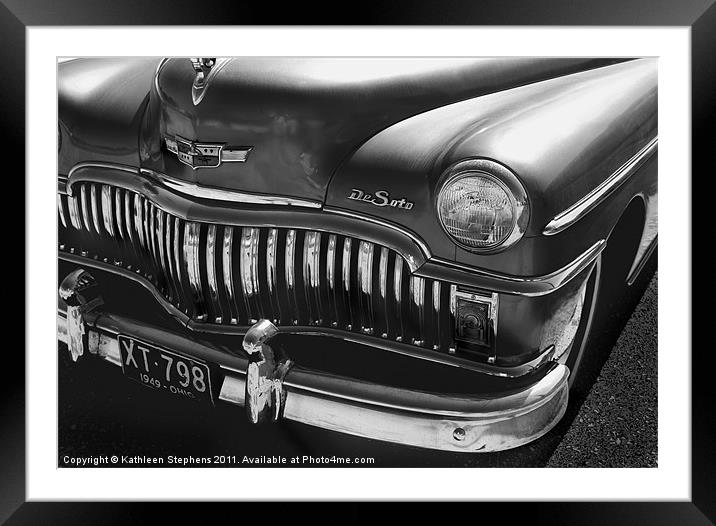 The Grill Framed Mounted Print by Kathleen Stephens