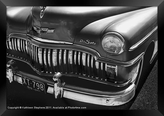 The Grill Framed Print by Kathleen Stephens