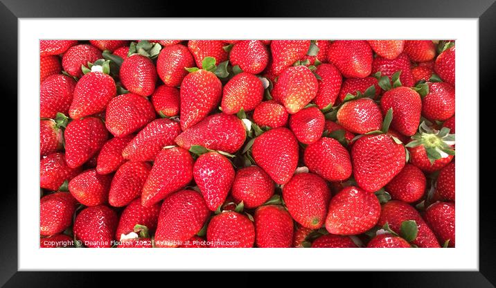 Juicy Gems Framed Mounted Print by Deanne Flouton