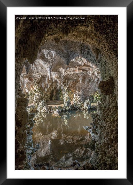 The grotto Framed Mounted Print by Kevin White