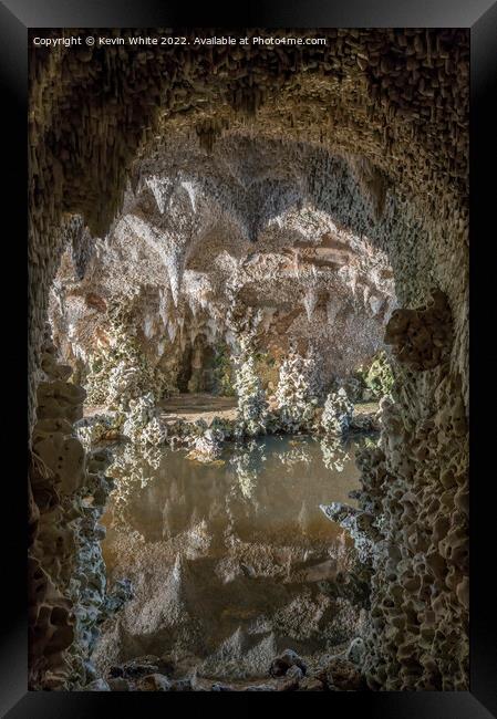 The grotto Framed Print by Kevin White