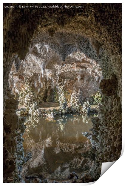 The grotto Print by Kevin White