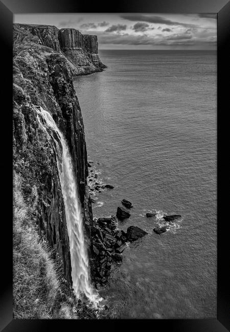 Mealt Waterfall and Kilt Rock Isle of Skye Framed Print by Derek Beattie