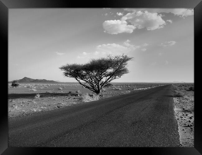 Desert road Framed Print by Dimitrios Paterakis
