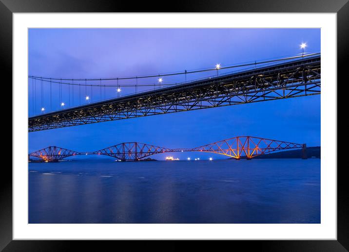 Forth Bridge  Framed Mounted Print by chris smith