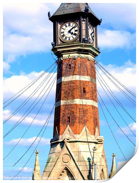 The Clock tower, Skegness, UK. Print by john hill
