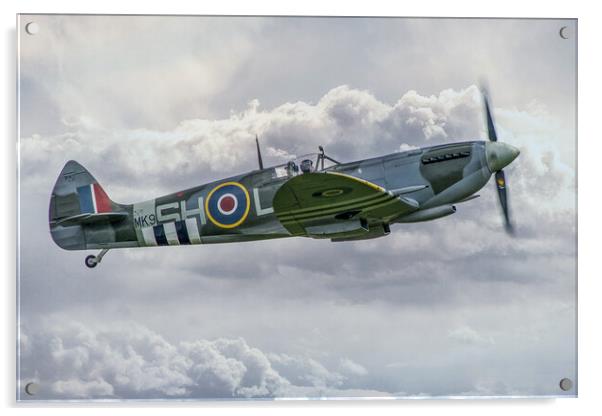 Spitfire MK912 Acrylic by J Biggadike