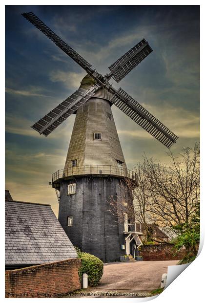 Towering Union Mill Print by Jeremy Sage