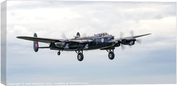 Vera - The Canadian Lancaster Canvas Print by Colin Brammer
