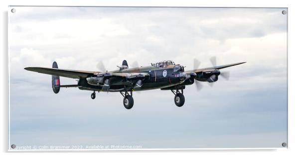 Vera - The Canadian Lancaster Acrylic by Colin Brammer