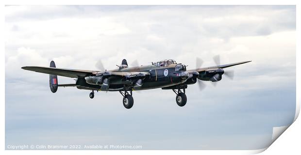 Vera - The Canadian Lancaster Print by Colin Brammer