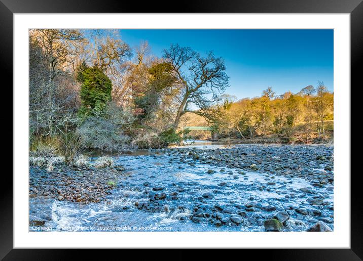 Balder Tees Confluence at Cotherstone, Teesdale (2) Framed Mounted Print by Richard Laidler