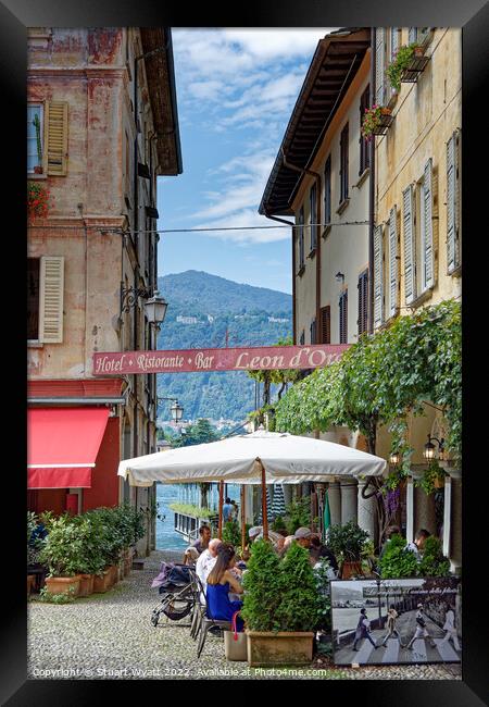 Ristorante Leon d'Oro Framed Print by Stuart Wyatt