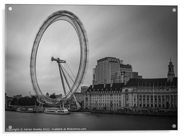 The Eye in Motion Acrylic by Adrian Rowley