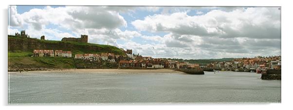 Whitby Harbour Acrylic by graham young