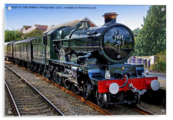 GWR 7029 Clun Castle 1 Acrylic by Colin Williams Photography