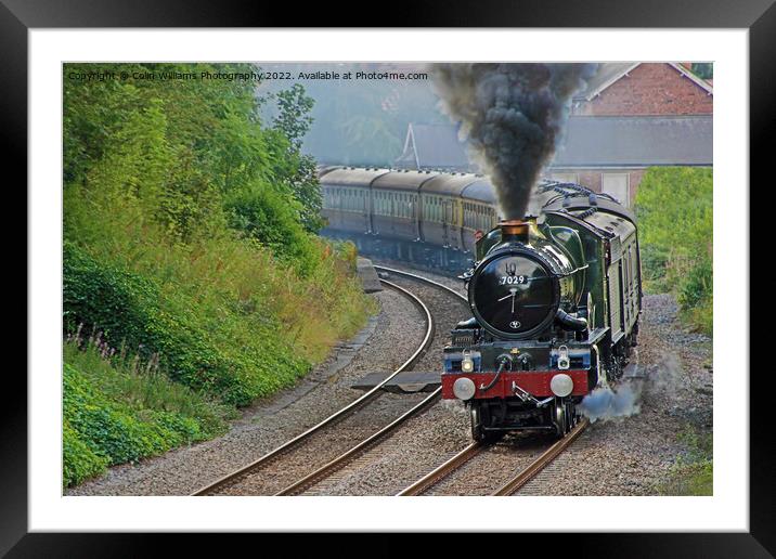 GWR 7029 Clun Castle 2 Framed Mounted Print by Colin Williams Photography