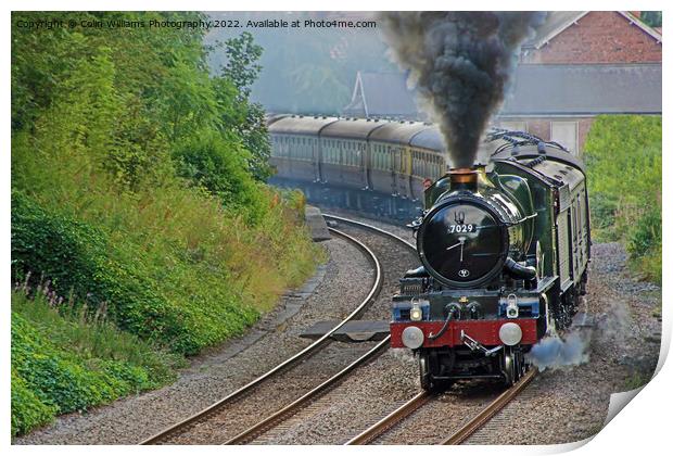 GWR 7029 Clun Castle 2 Print by Colin Williams Photography