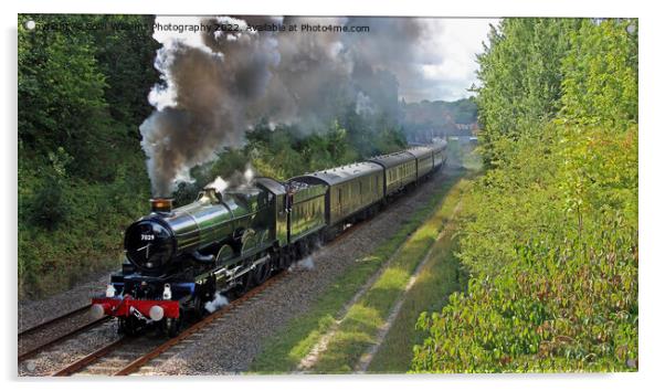 GWR 7029 Clun Castle 3 Acrylic by Colin Williams Photography