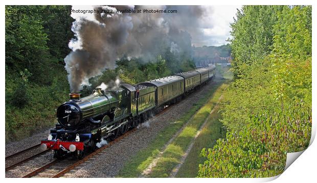 GWR 7029 Clun Castle 3 Print by Colin Williams Photography