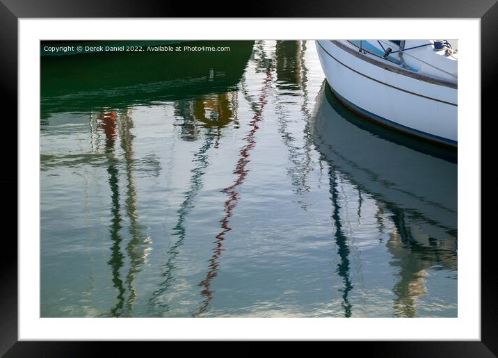 Mesmerizing Reflections Framed Mounted Print by Derek Daniel