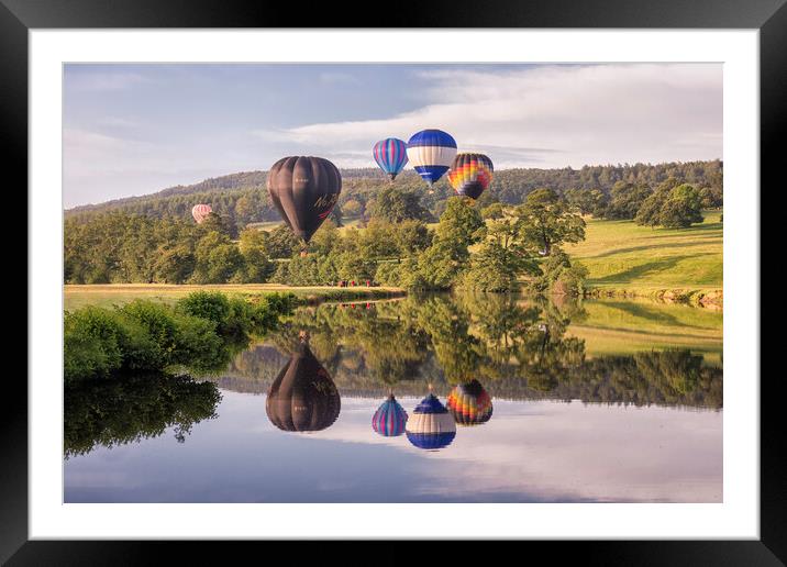 Summer Balloons Framed Mounted Print by David Semmens