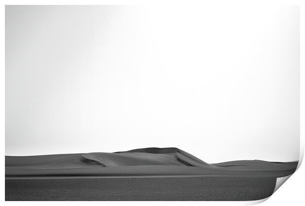 Desert lines Print by Dimitrios Paterakis