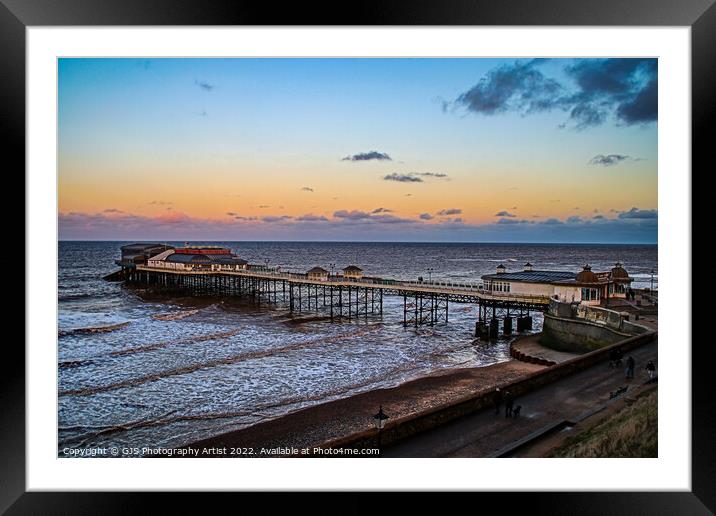 Prom and Pier Framed Mounted Print by GJS Photography Artist