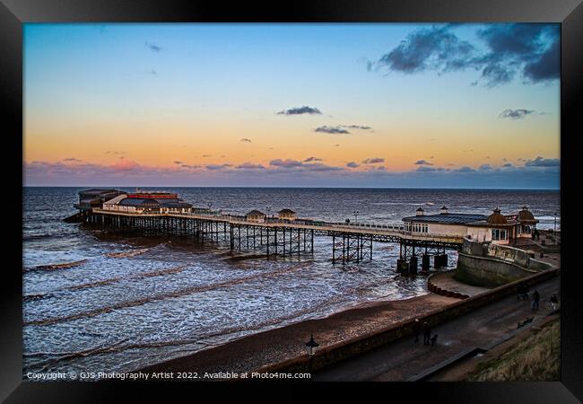 Prom and Pier Framed Print by GJS Photography Artist