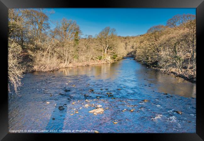 The River Tees at Cotherstone Framed Print by Richard Laidler