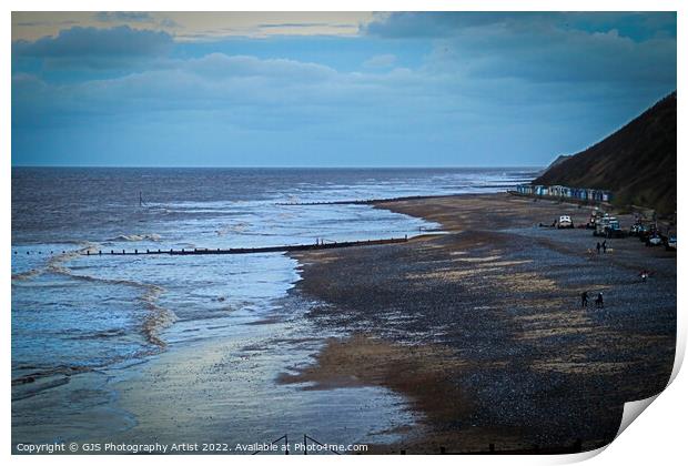 Tide and Beechuts Print by GJS Photography Artist